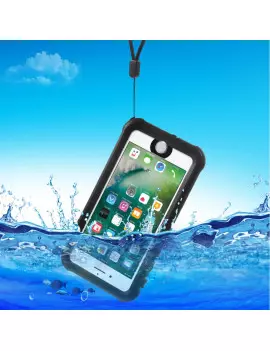 Cover RedPepper Impermeabile Waterproof Anti Urto Anti-Shock per iPhone 7 4,7" (Nero)