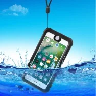 Cover RedPepper Impermeabile Waterproof Anti Urto Anti-Shock per iPhone 7 4,7" (Nero)