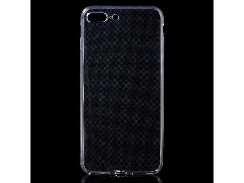 Cover in Silicone Morbido per iPhone 7 Plus 5,5" (Trasparente)