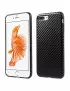 Cover in Silicone Morbido Carbon Look per iPhone 7 Plus 5,5" (Nero)