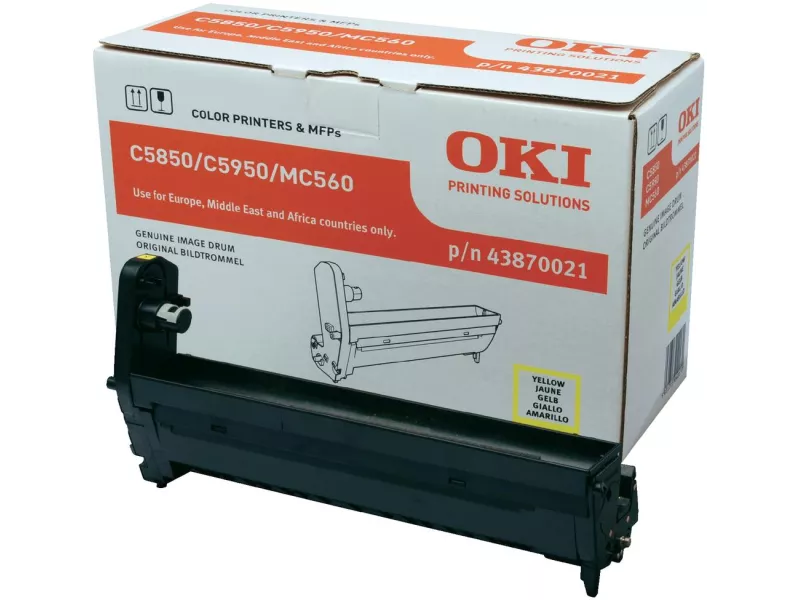 Tamburo Originale Oki 43870021 (Giallo 20000 pagine)