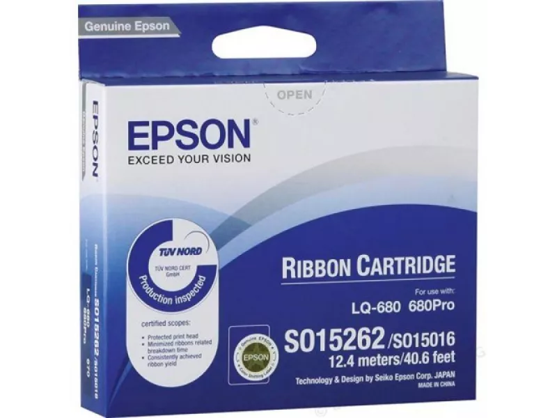 Nastro Originale Epson S015262 (Nero) Nastro Originale Epson S015262 (Nero)