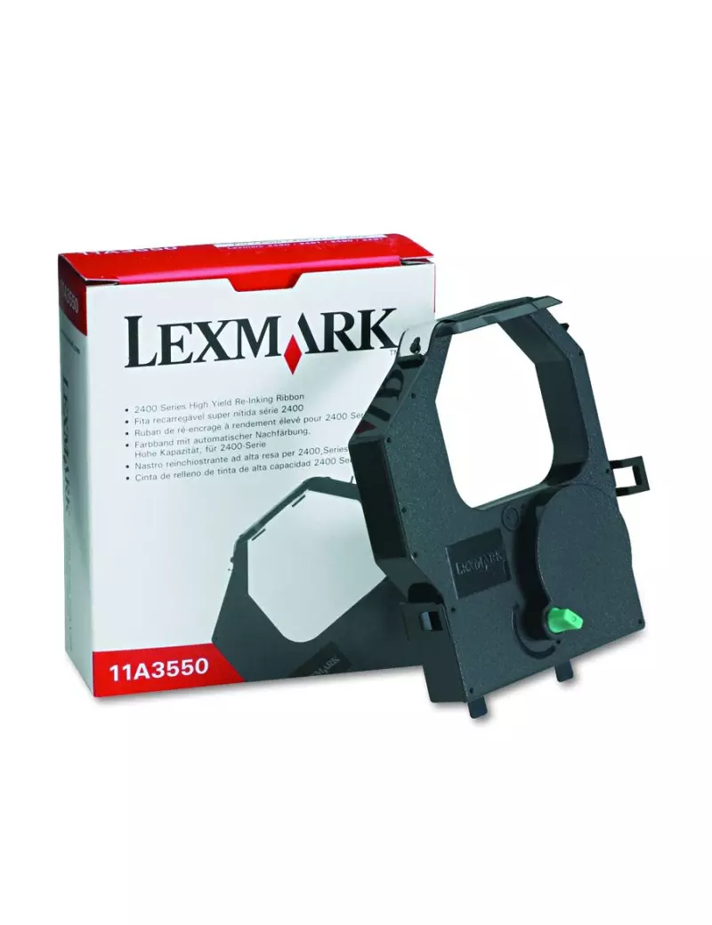 Nastro Originale Lexmark 11A3550 (Nero) Nastro Originale Lexmark 11A3550 (Nero)