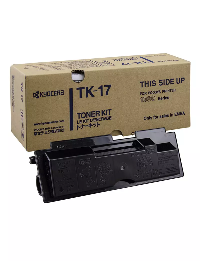 Toner Originale Kyocera Mita TK-17 1T02BX0EU0 (Nero 6000 pagine) Toner Originale Kyocera Mita TK-17 1T02BX0EU0 (Nero 6000 pagine)
