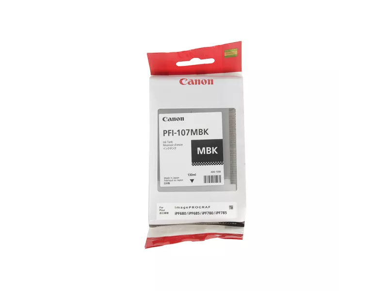 Cartuccia Originale Canon PFI-107mbk 6704B001 (Nero Opaco 130 ml)