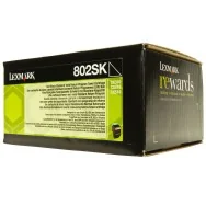 Toner Originale Lexmark 802SK 80C2SK0 (Nero 2500 pagine)