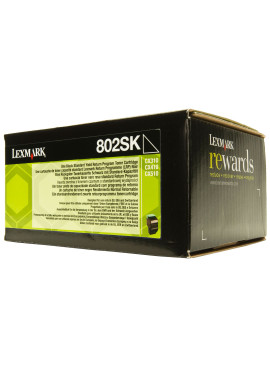 Toner Originale Lexmark 802SK 80C2SK0 (Nero 2500 pagine)