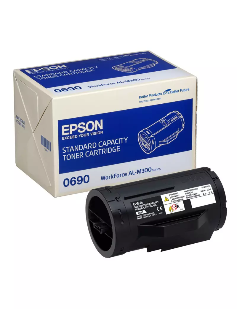 Toner Originale Epson S050690 0690 (Nero 2700 pagine)