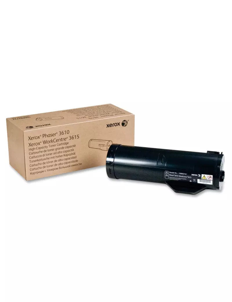 Toner Originale Xerox 106R02722 (Nero 14100 pagine)