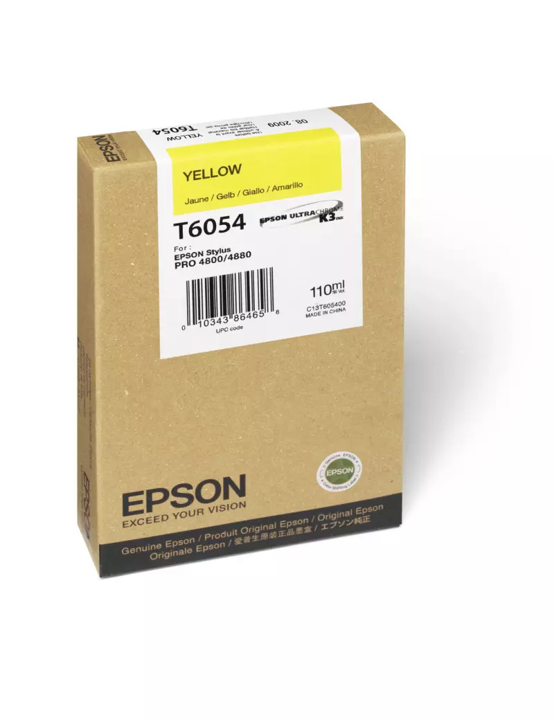 Cartuccia Originale Epson T605400 (Giallo 110 ml)