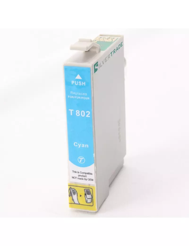 Cartuccia Compatibile Epson T080240 (Ciano) Cartuccia Compatibile Epson T080240 (Ciano)