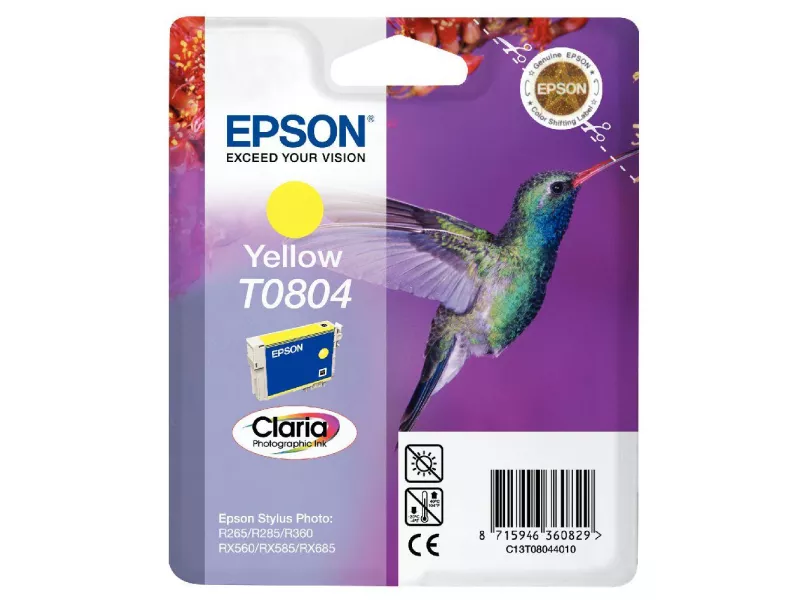 Cartuccia Originale Epson T080440 (Giallo) Cartuccia Originale Epson T080440 (Giallo)