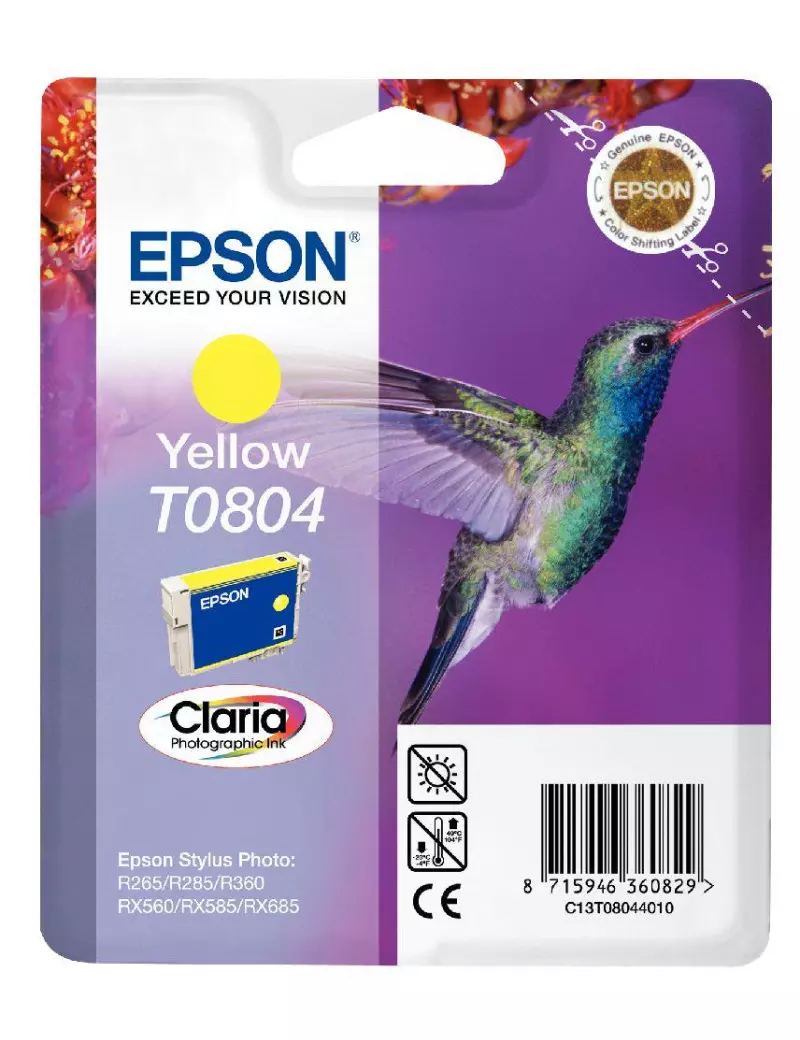 Cartuccia Originale Epson T080440 (Giallo)