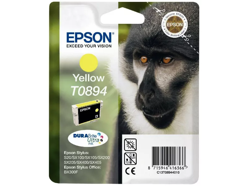 Cartuccia Originale Epson T089440 (Giallo) Cartuccia Originale Epson T089440 (Giallo)