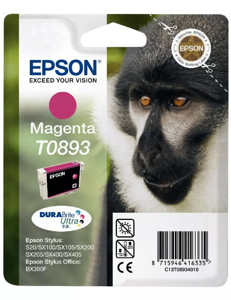 Cartuccia Originale Epson T089340 (Magenta) Cartuccia Originale Epson T089340 (Magenta)