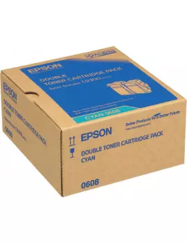 Toner Originale Epson S050608 (Ciano 15000 pagine Conf. 2)