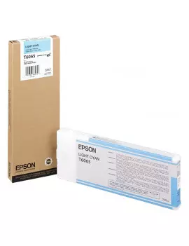 Cartuccia Originale Epson T606500 (Ciano Chiaro 220 ml)