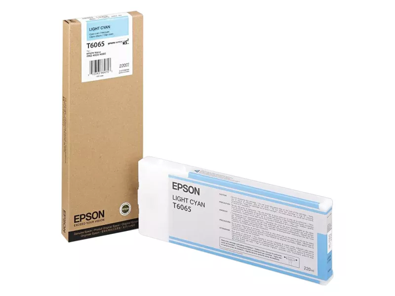 Cartuccia Originale Epson T606500 (Ciano Chiaro 220 ml) Cartuccia Originale Epson T606500 (Ciano Chiaro 220 ml)