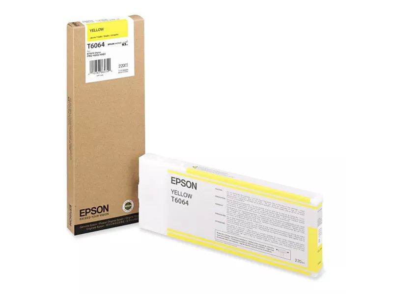 Cartuccia Originale Epson T606400 (Giallo 220 ml) Cartuccia Originale Epson T606400 (Giallo 220 ml)