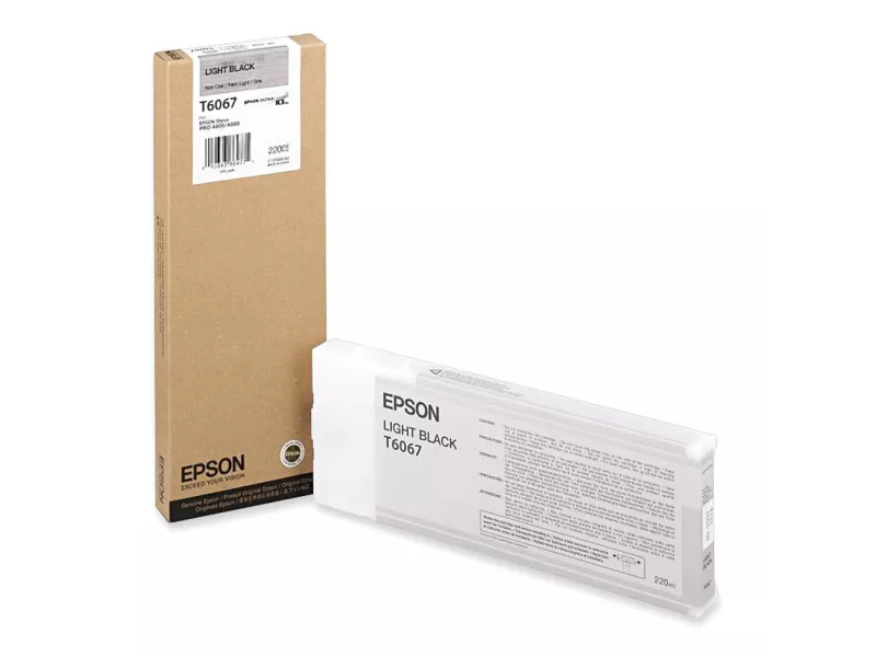 Cartuccia Originale Epson T606700 (Nero Chiaro 220 ml) Cartuccia Originale Epson T606700 (Nero Chiaro 220 ml)