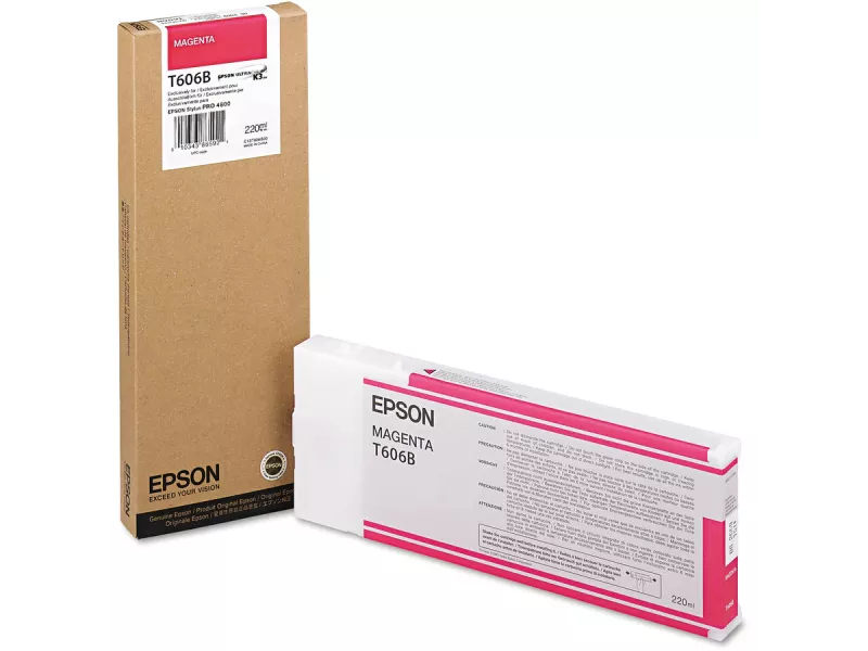 Cartuccia Originale Epson T606B00 (Magenta 220 ml) Cartuccia Originale Epson T606B00 (Magenta 220 ml)
