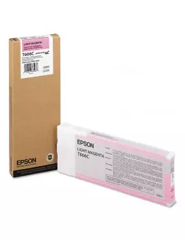 Cartuccia Originale Epson T606C00 (Magenta Chiaro 220 ml)