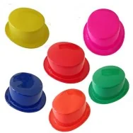 Cappello a Cilindro in Plastica - Assortiti (Conf. 96)