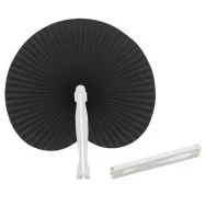 Ventaglio Pieghevole - Nero
