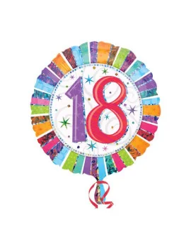 Palloncino in Mylar - Radiant - Numero 18