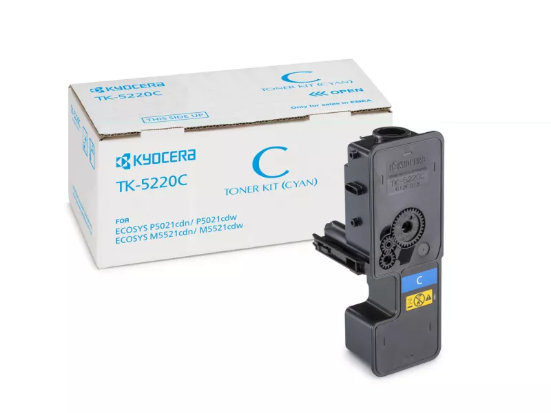 Toner Originale Kyocera TK-5220C 1T02R9CNL1 (Ciano 1200 pagine)