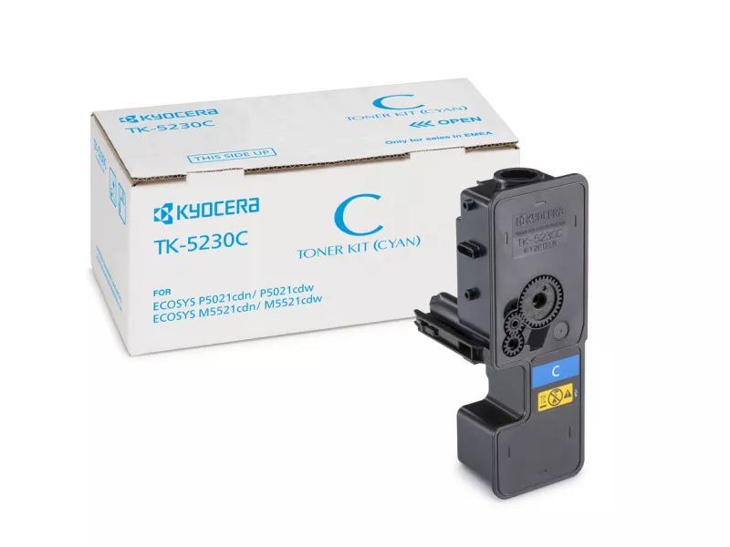 Toner Originale Kyocera TK-5230C 1T02R9CNL0 (Ciano 2200 pagine)
