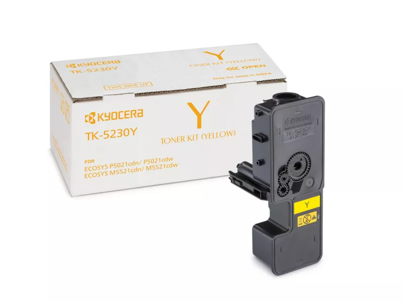 Toner Originale Kyocera TK-5230Y 1T02R9ANL0 (Giallo 2200 pagine)