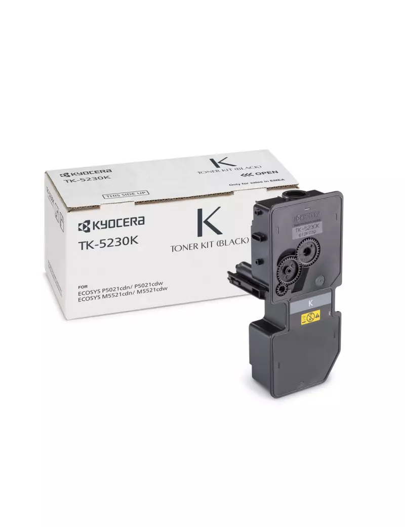 Toner Originale Kyocera TK-5230K 1T02R90NL0 (Giallo 2600 pagine) Toner Originale Kyocera TK-5230K 1T02R90NL0 (Giallo 2600 pagine)
