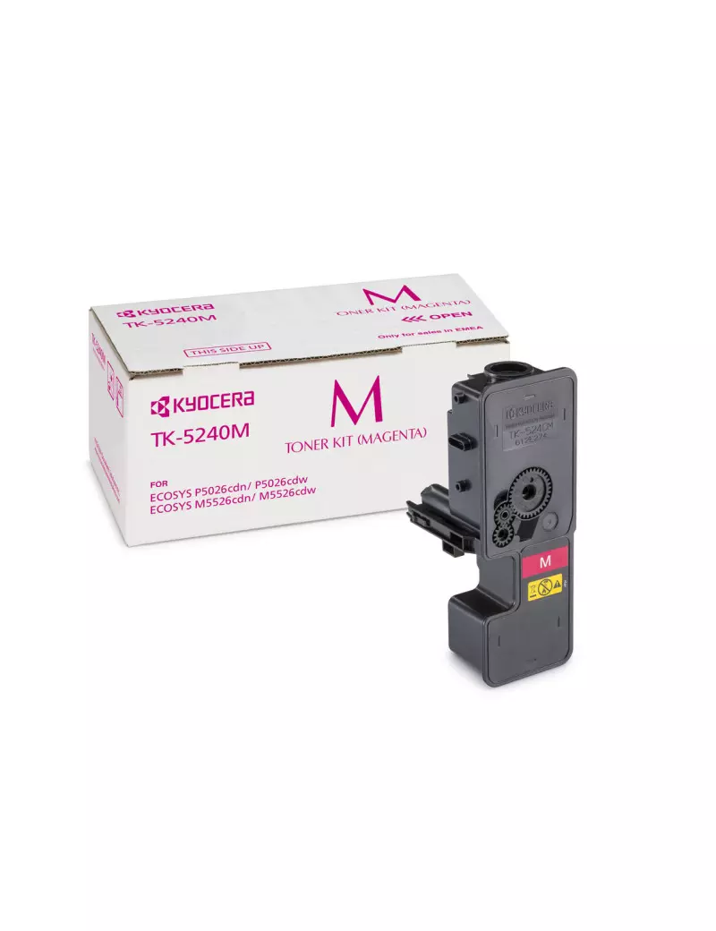 Toner Originale Kyocera TK-5240M 1T02R7BNL0 (Magenta 3000 pagine) Toner Originale Kyocera TK-5240M 1T02R7BNL0 (Magenta 3000 pagine)