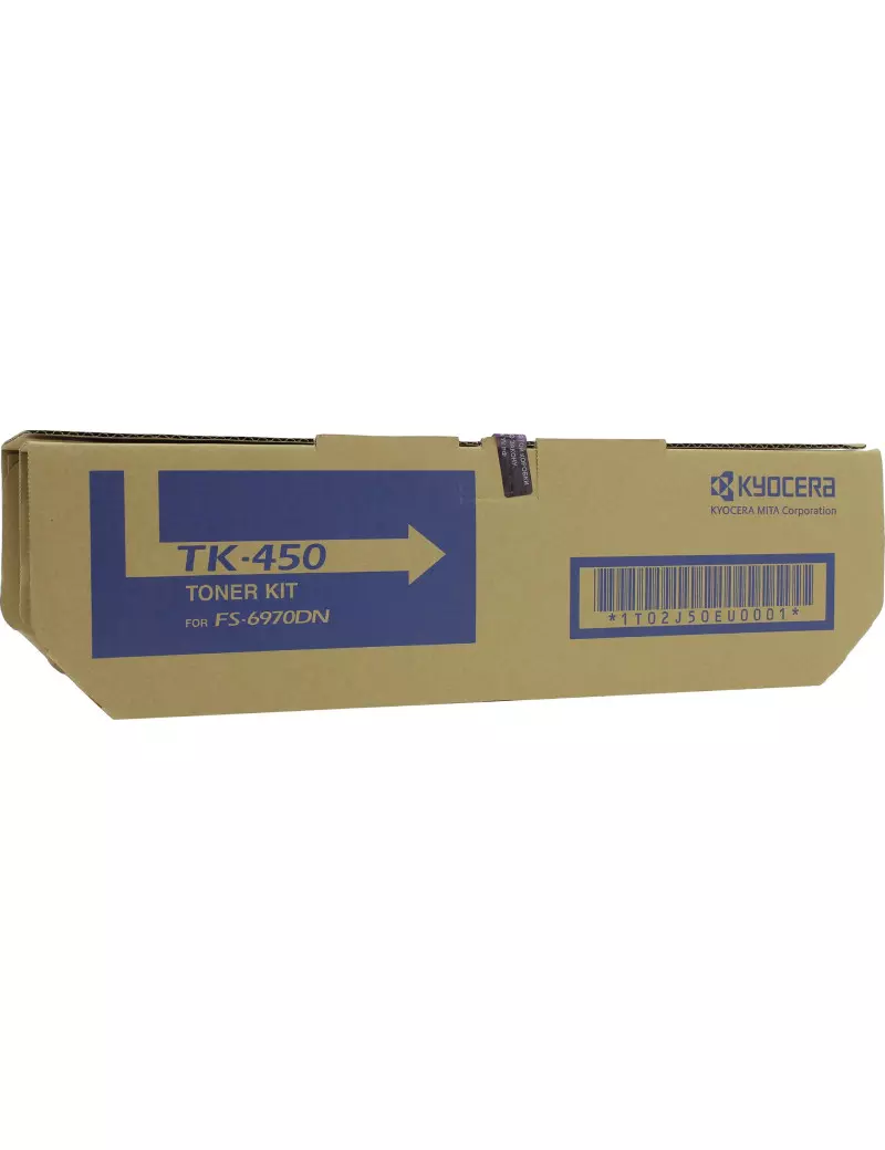 Toner Originale Kyocera Mita TK-450 1T02J50EU0 (Nero 15000 pagine) Toner Originale Kyocera Mita TK-450 1T02J50EU0 (Nero 15000 pagine)