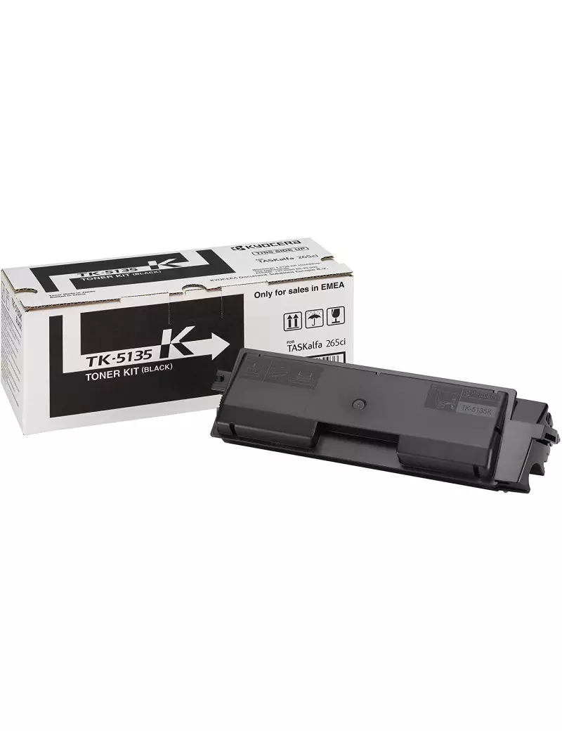 Toner Originale Kyocera Mita TK-5135K 1T02PA0NL0 (Nero 10000 pagine) Toner Originale Kyocera Mita TK-5135K 1T02PA0NL0 (Nero 10000 pagine)