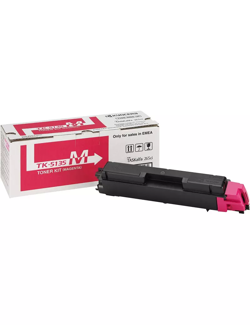 Toner Originale Kyocera Mita TK-5135M 1T02PABNL0 (Magenta 5000 pagine)