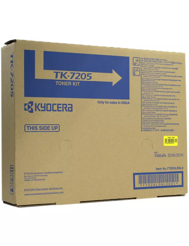 Toner Originale Kyocera TK-7205 1T02NL0NL0 (Nero 35000 pagine)