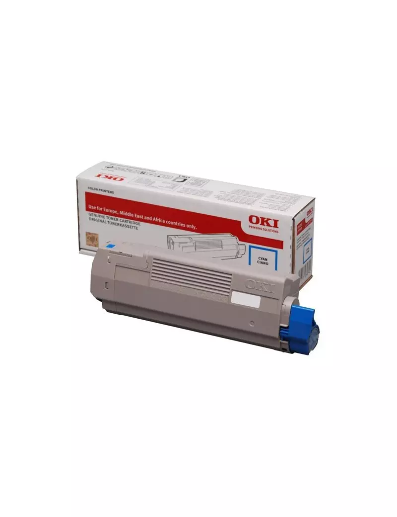 Toner Originale Oki 46507507 C612 (Ciano 6000 pagine) Toner Originale Oki 46507507 C612 (Ciano 6000 pagine)