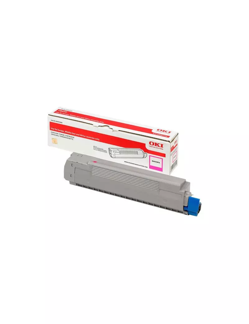 Toner Originale Oki 46507506 C612 (Magenta 6000 pagine) Toner Originale Oki 46507506 C612 (Magenta 6000 pagine)