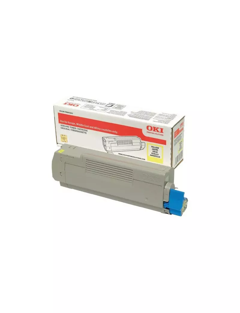Toner Originale Oki 46507505 C612 (Giallo 6000 pagine) Toner Originale Oki 46507505 C612 (Giallo 6000 pagine)