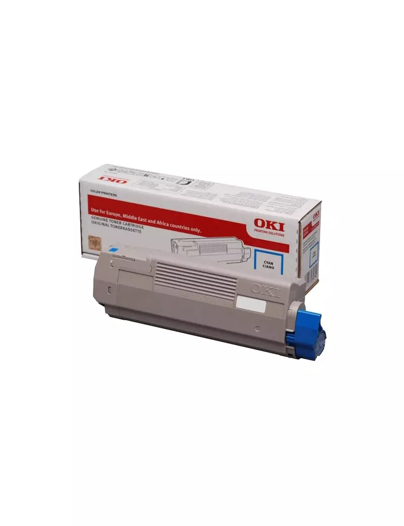 Toner Originale Oki 46507615 C712 (Ciano 11500 pagine) Toner Originale Oki 46507615 C712 (Ciano 11500 pagine)