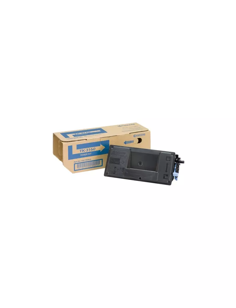 Toner Originale Kyocera TK-3160 1T02T90NL0 (Nero 12500 pagine) Toner Originale Kyocera TK-3160 1T02T90NL0 (Nero 12500 pagine)