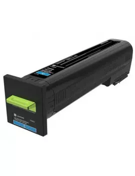 Toner Originale Lexmark 72K2XC0 (Ciano 22000 pagine)