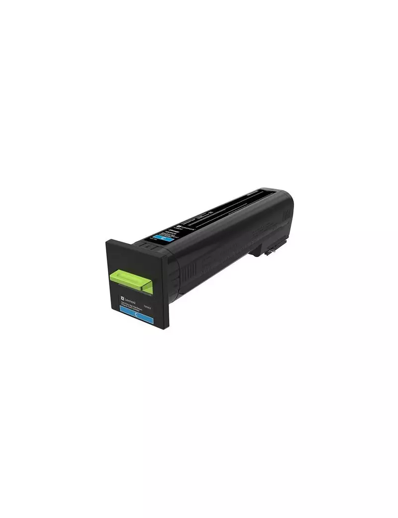 Toner Originale Lexmark 72K2XC0 (Ciano 22000 pagine) Toner Originale Lexmark 72K2XC0 (Ciano 22000 pagine)