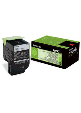 Toner Originale Lexmark 702K 70C20K0 (Nero 1000 pagine)