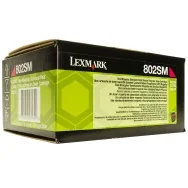 Toner Originale Lexmark 802SM 80C2SM0 (Magenta 2000 pagine)