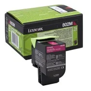 Toner Originale Lexmark 802M 80C20M0 (Magenta 1000 pagine)