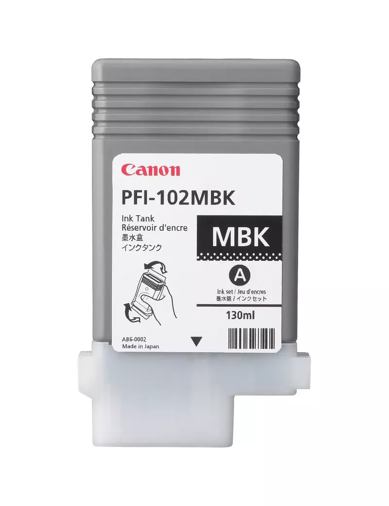 Cartuccia Originale Canon PFI-102MBK 0894B001 (Nero Opaco) Cartuccia Originale Canon PFI-102MBK 0894B001 (Nero Opaco)