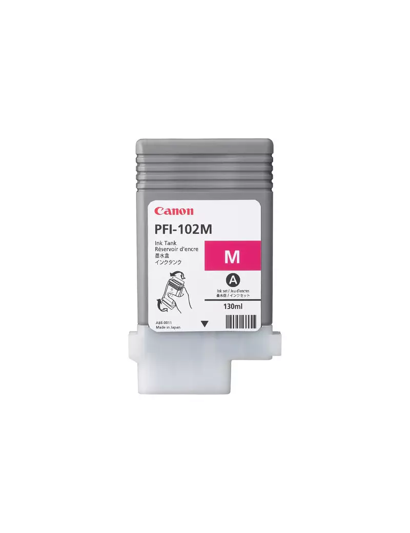 Cartuccia Originale Canon PFI-102M 0897B001 (Magenta) Cartuccia Originale Canon PFI-102M 0897B001 (Magenta)